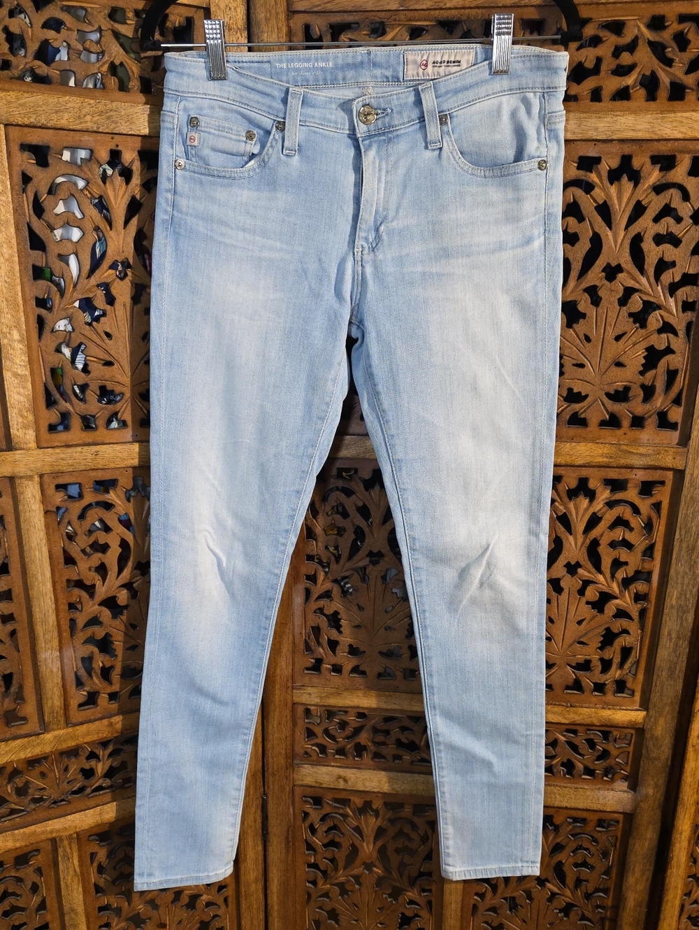 Ag Adriano Goldschmied Light Blue Skinny Jeans
